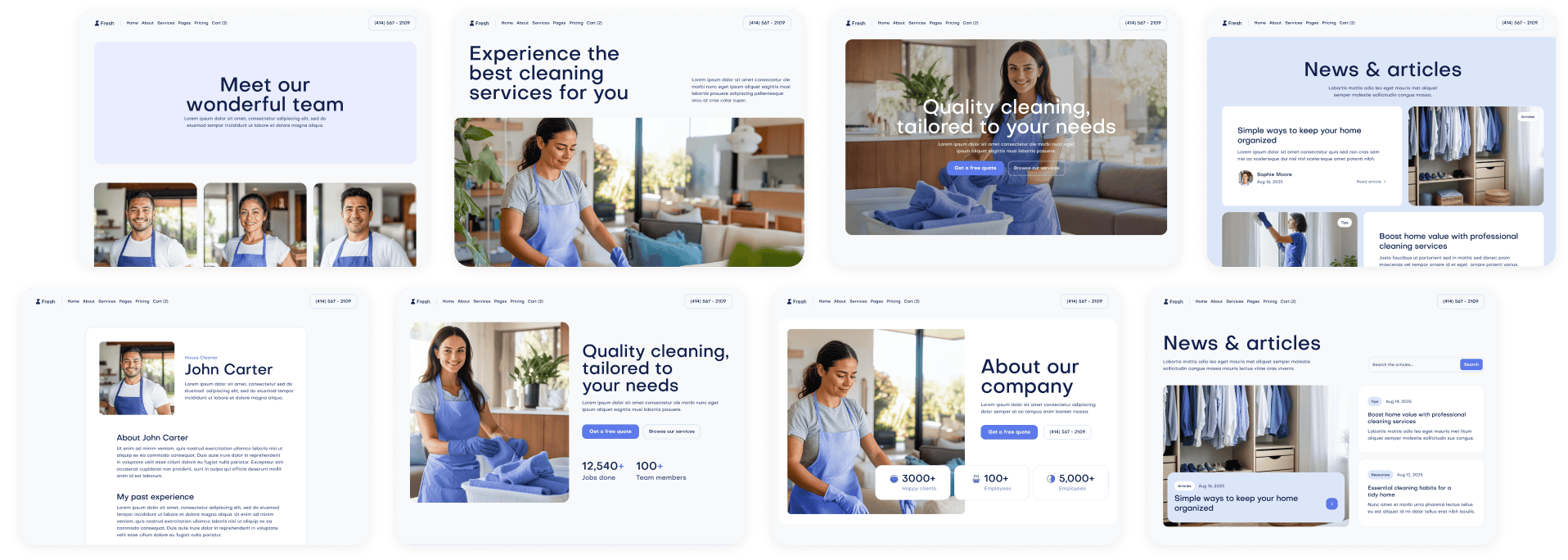 Fresh X - Fresh Banner - Cleaning Webflow Template
