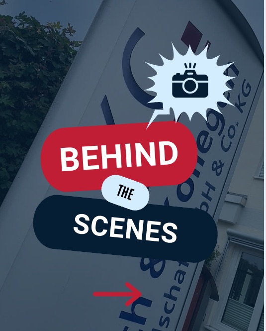 Social Media Beitrag: Behind the scenes