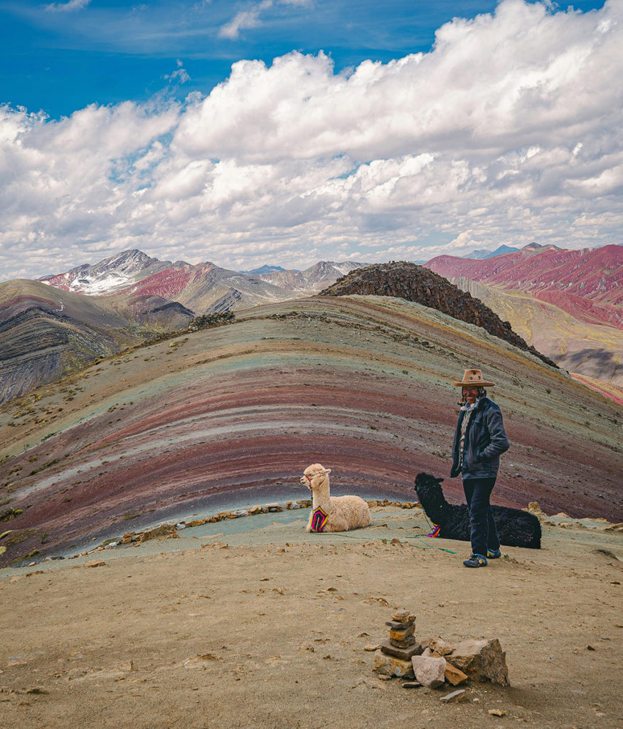 Montagnes colorées de Palcoyo au Pérou