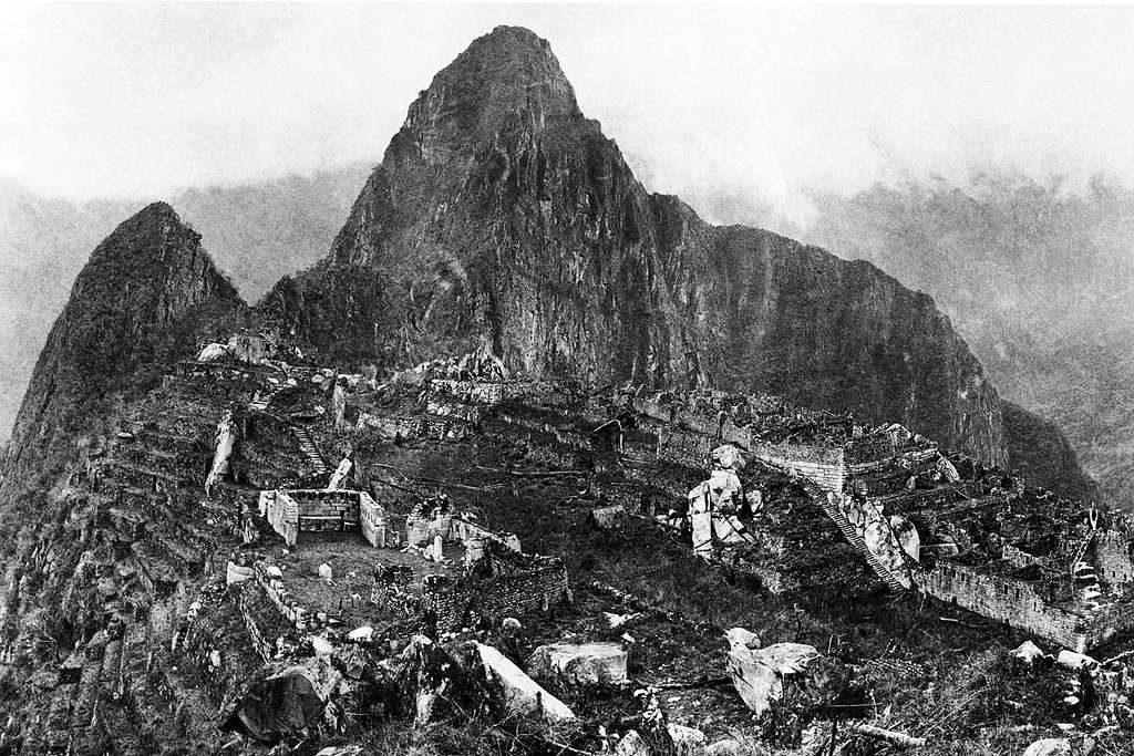 Premiere photographie du Machu Picchu