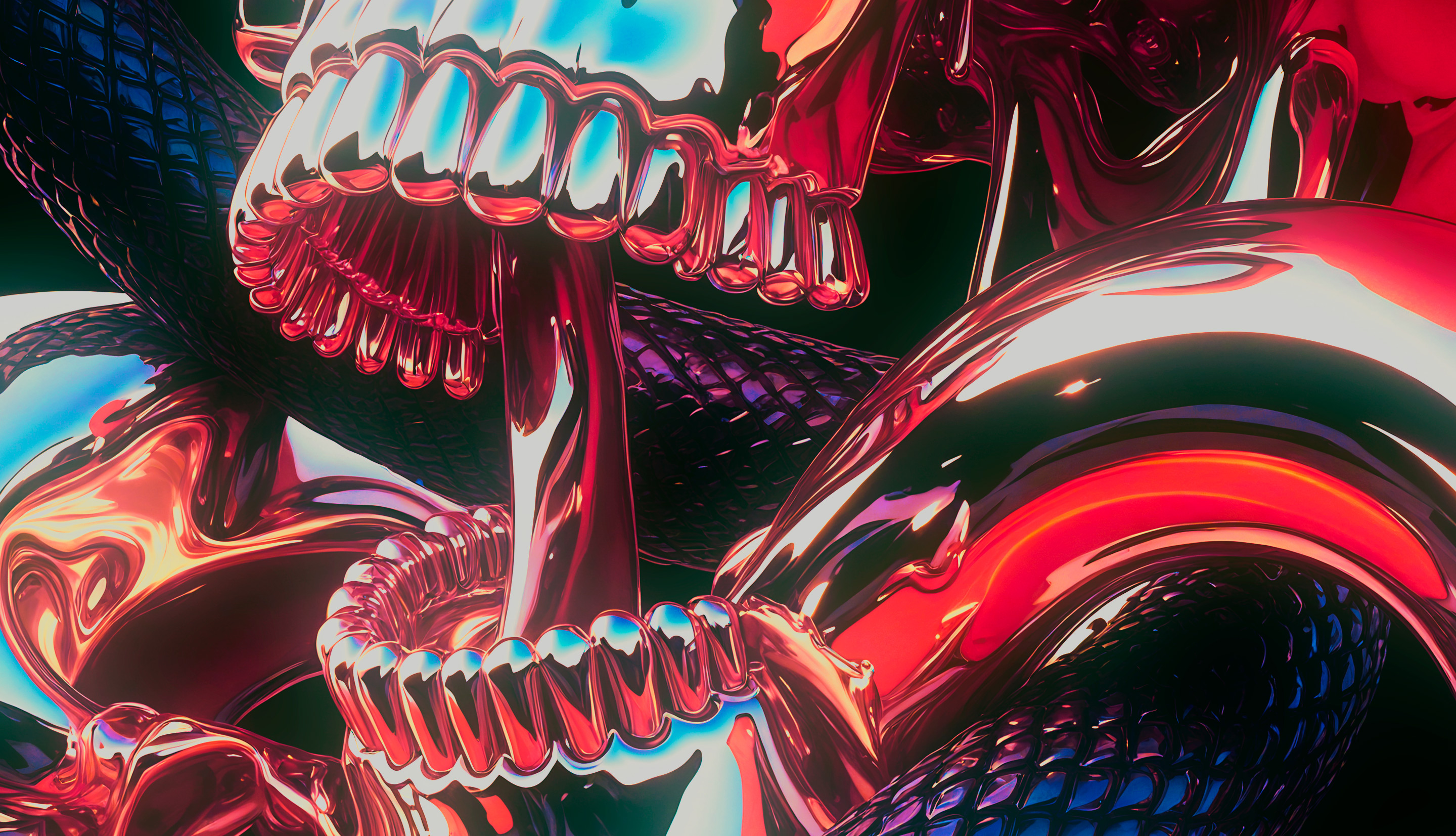 Beautiful young woman in orange glasses on orange background.