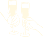 illustration of wine in glass