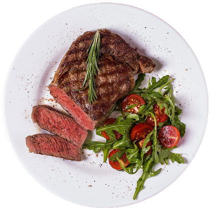 A plate of Bistecca alla Fiorentina