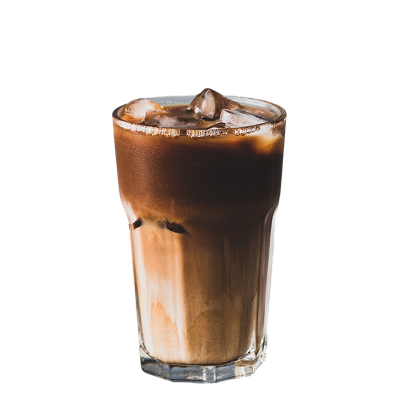 A glass of Iced Espresso 
