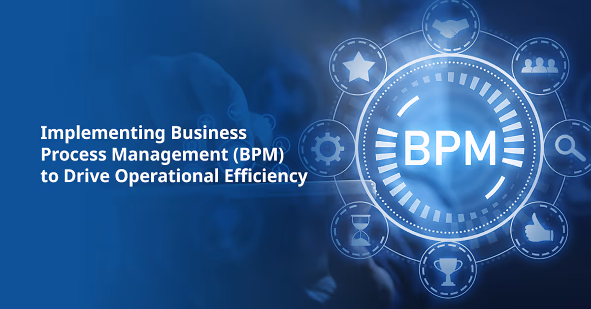 Implementing Business Process Management (BPM) to Drive Operational Efficiency