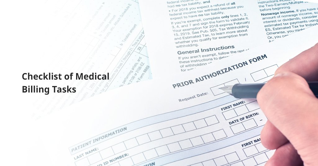 Checklist of Medical Billing Tasks: The Medical Billing Process