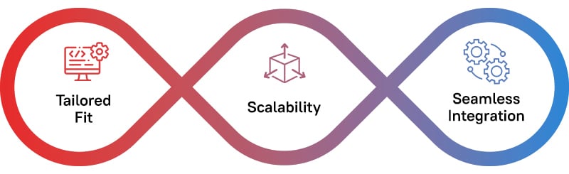 process of developing software