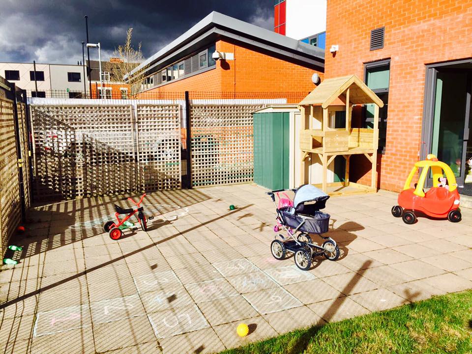 image of school exterior (for a preschool & daycare)