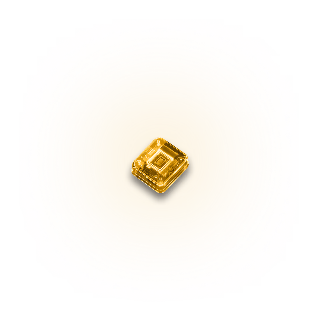 Yellow cube small
