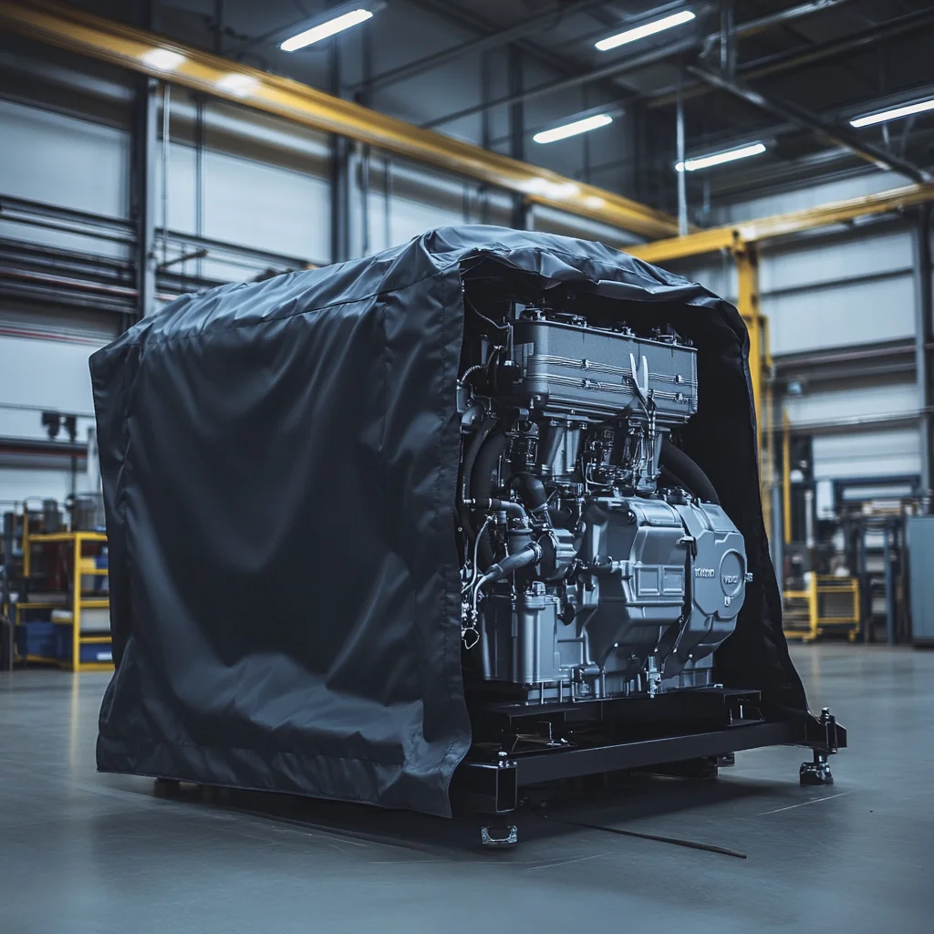 Cubierta técnica para motor industrial fabricada por Yorklay