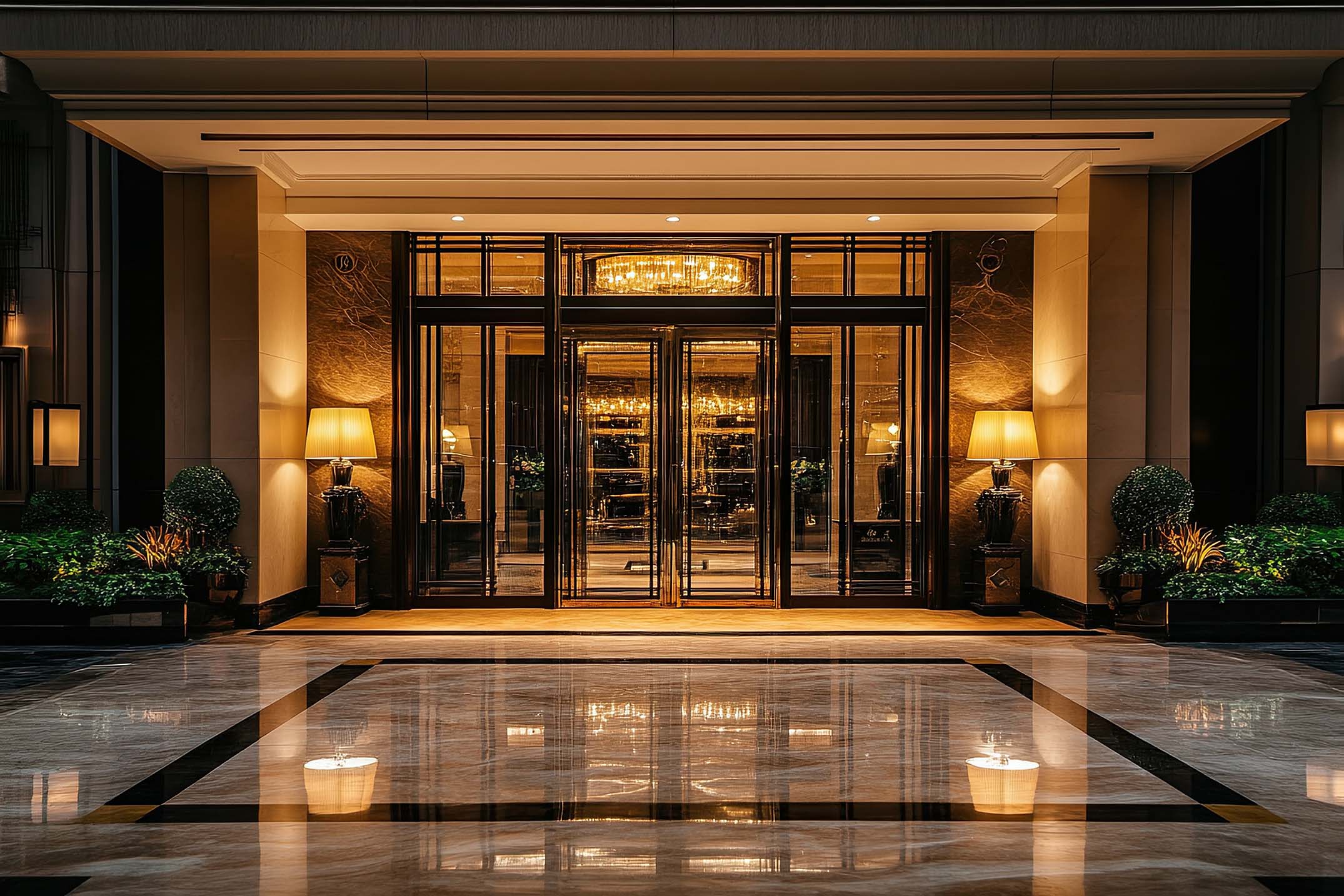 Hotel entrance