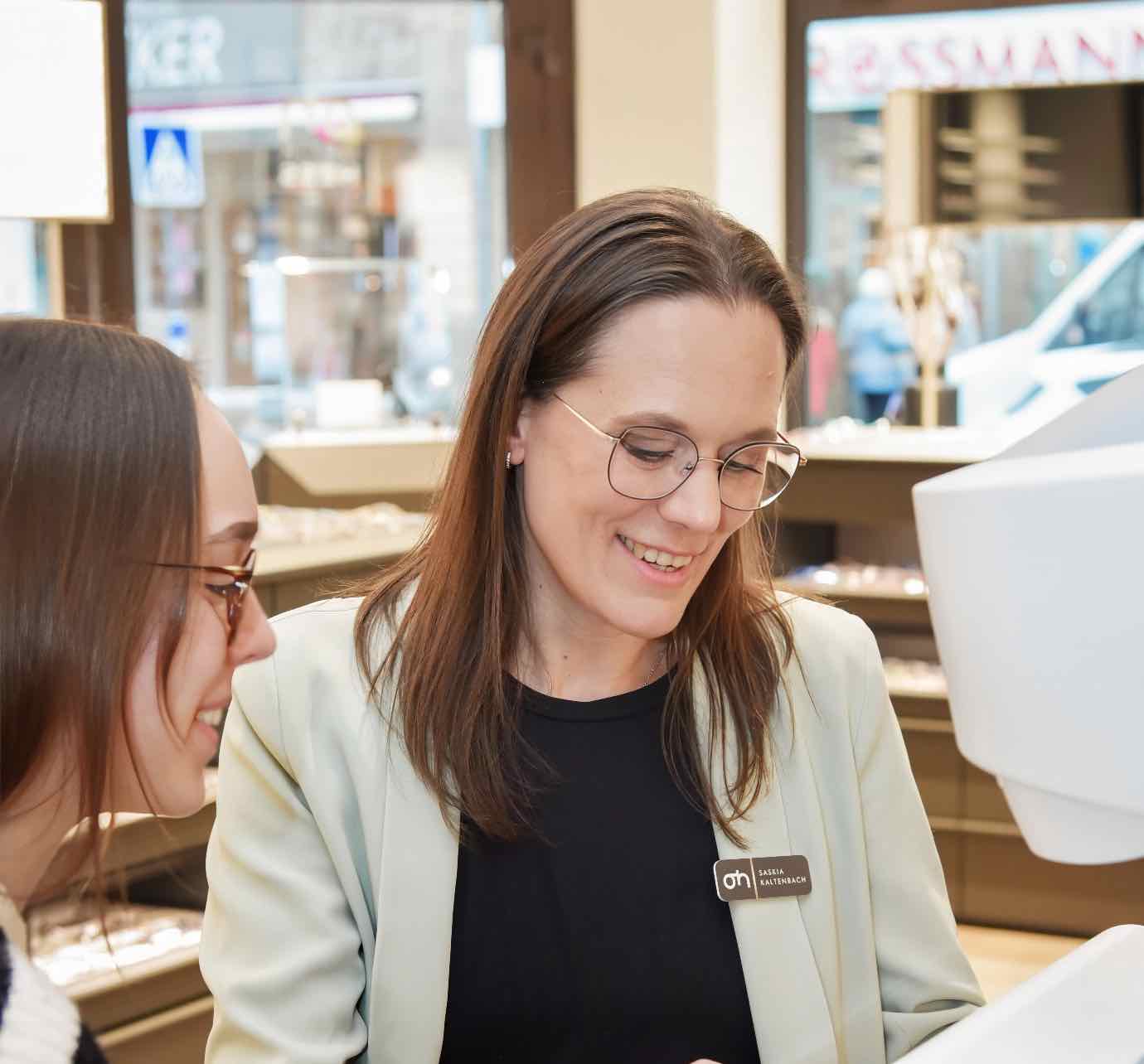 Augenoptikermeisterin Saskia Kaltenbach