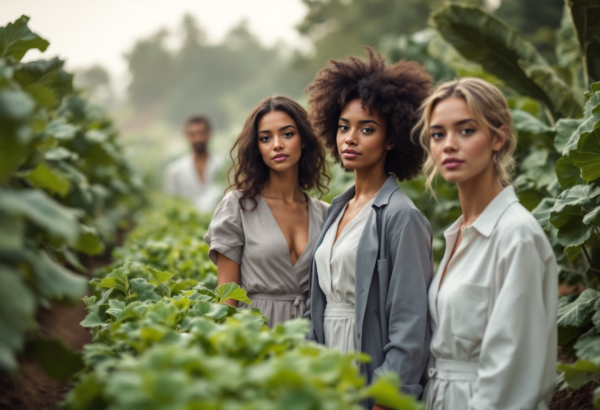 image of team in field work (for a food and agtech)