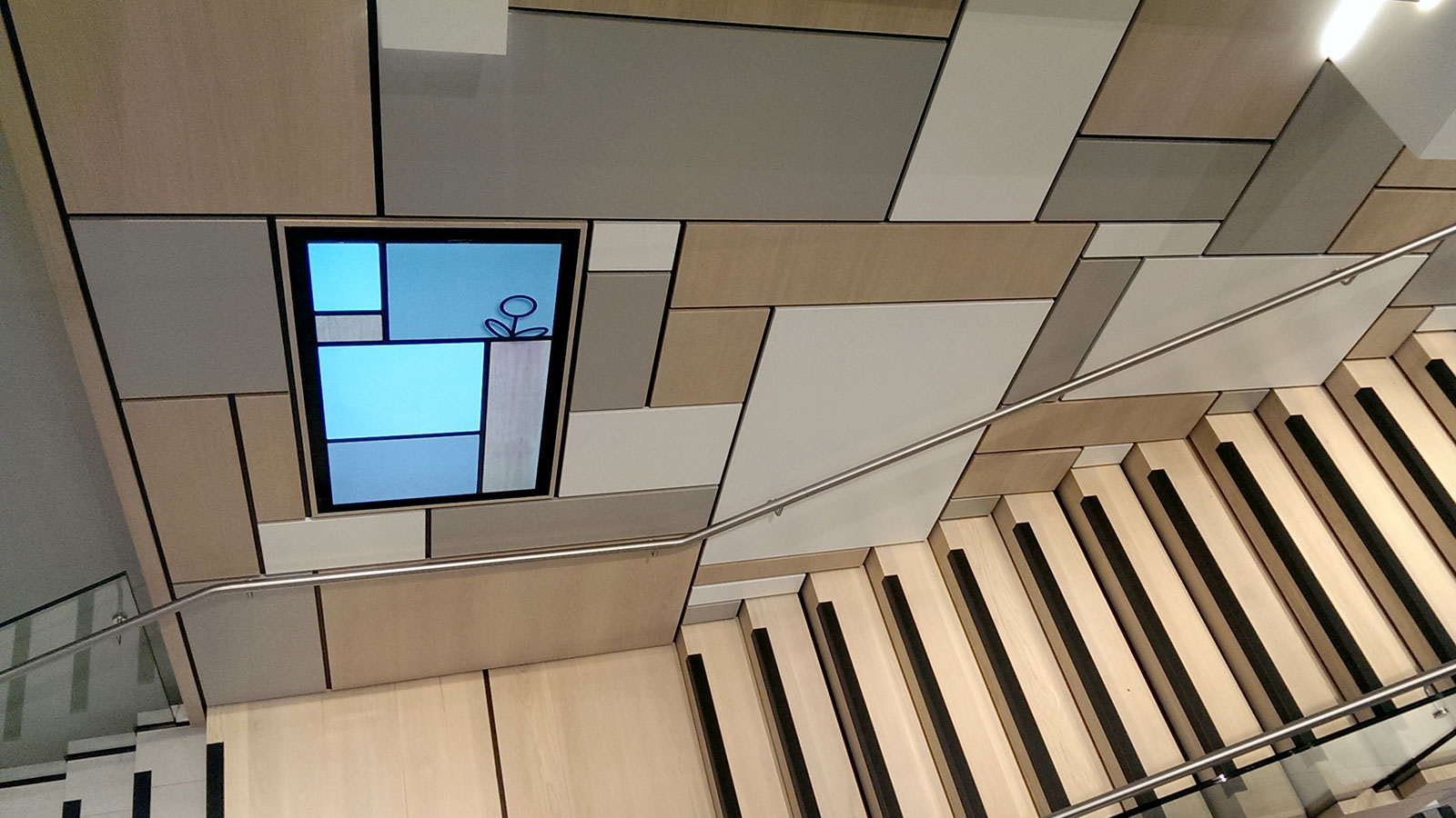 Button-fix used in commercial shopfitting