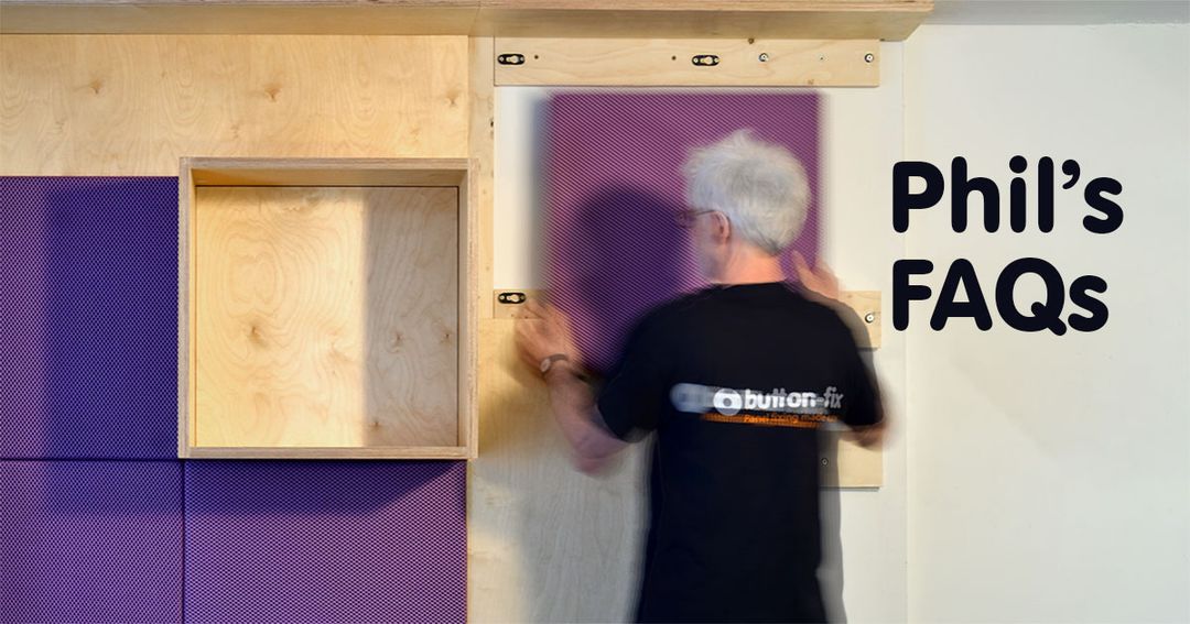 Button-fix | Insights | How to mount PET felt acoustic panels using ...