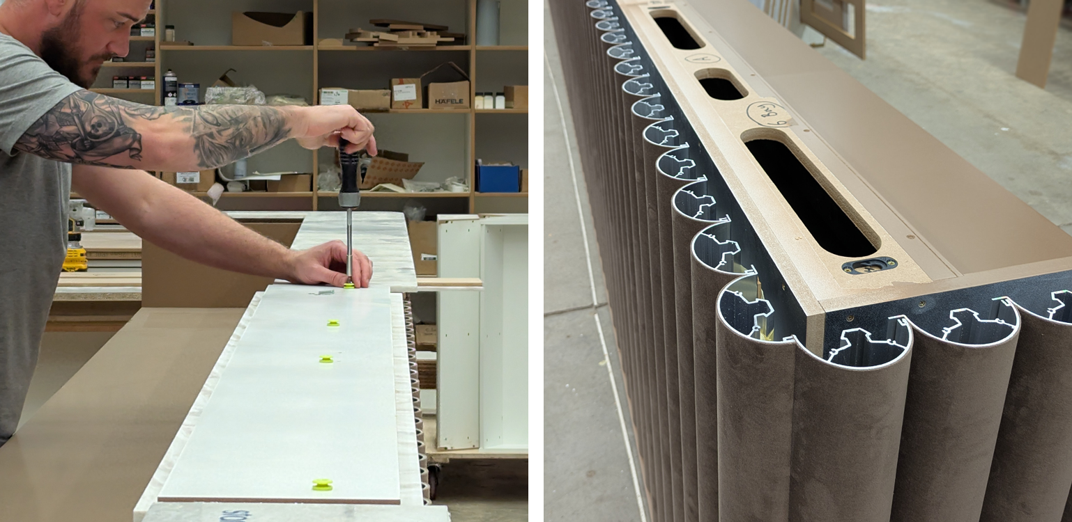 Check-out countertops attached with Type 1 Flush Button-fix