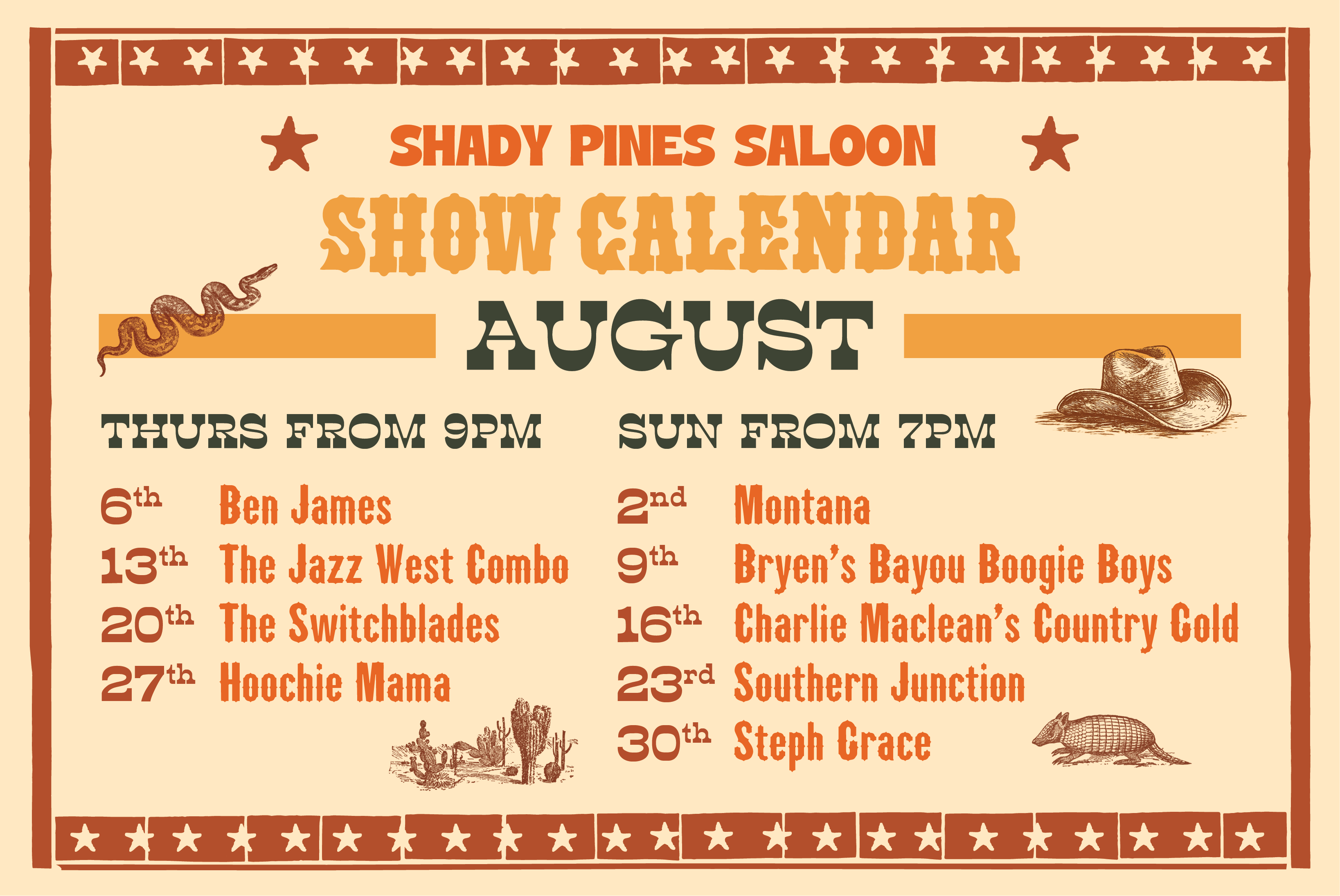 Live Country Music Every Thursday & Sunday Night
