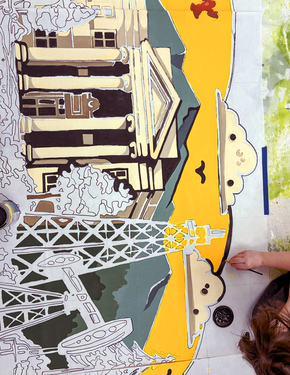 HHHS Art Graduates Paint the Town