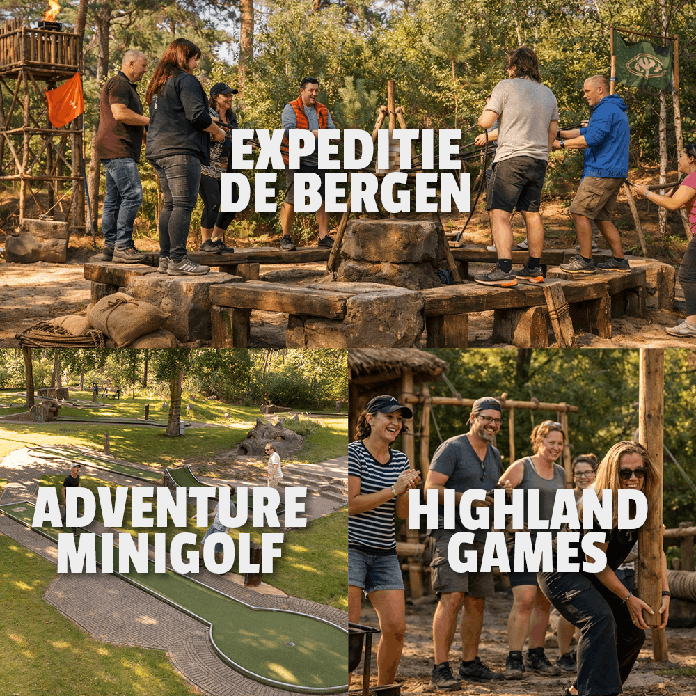 Diverse activiteiten op eventpark de bergen