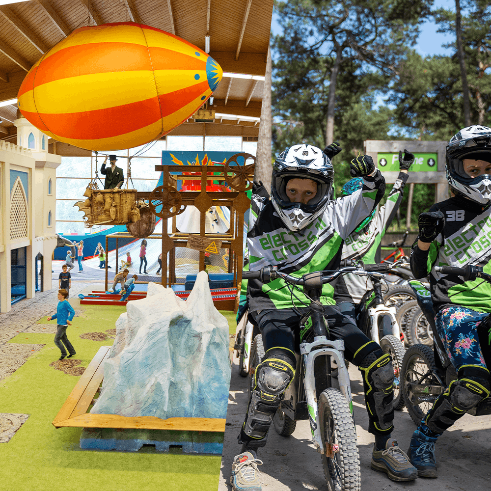 Kinderfeestje met electrocrossen en speeltuin