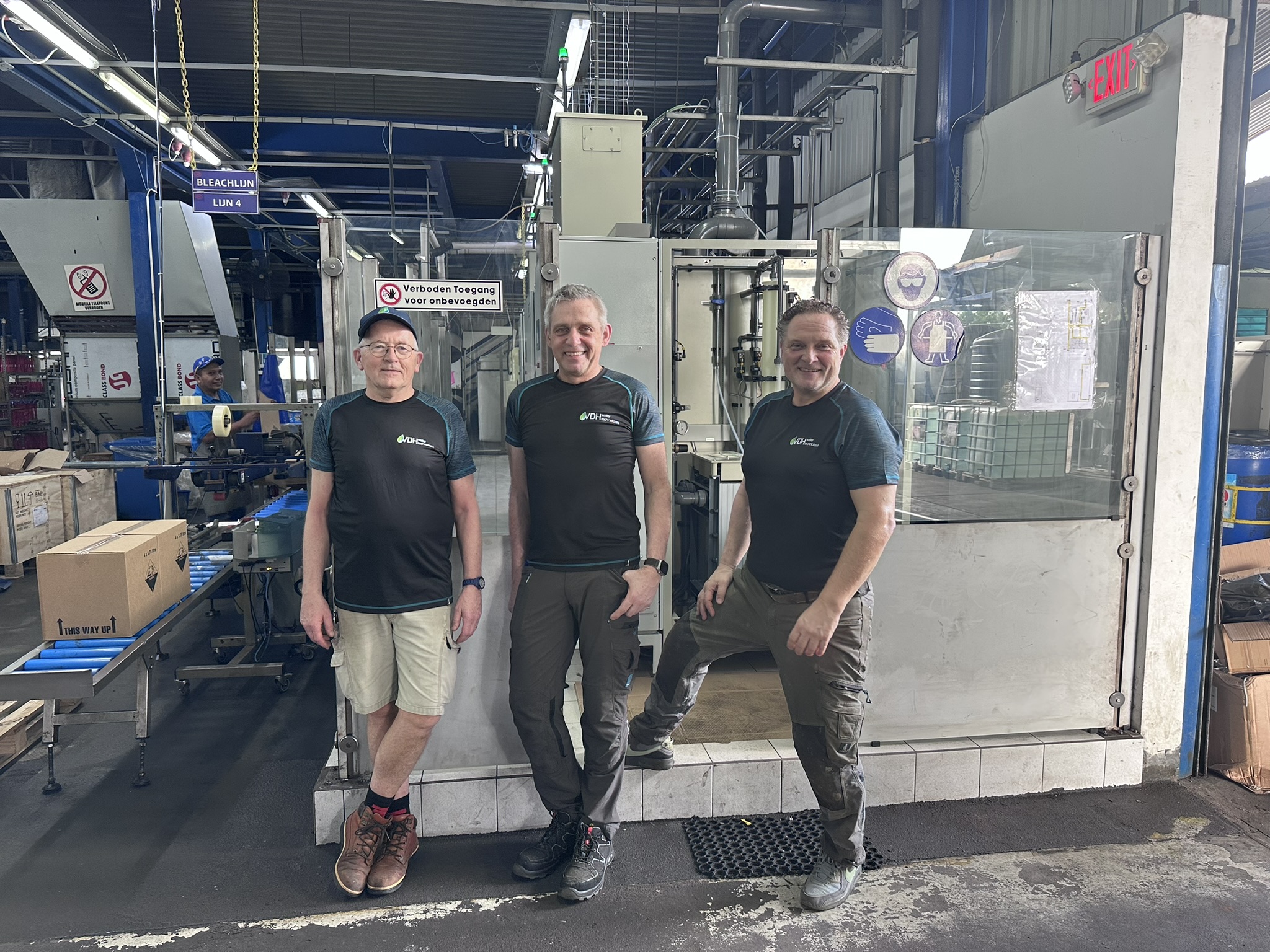 Installation by a trusted team