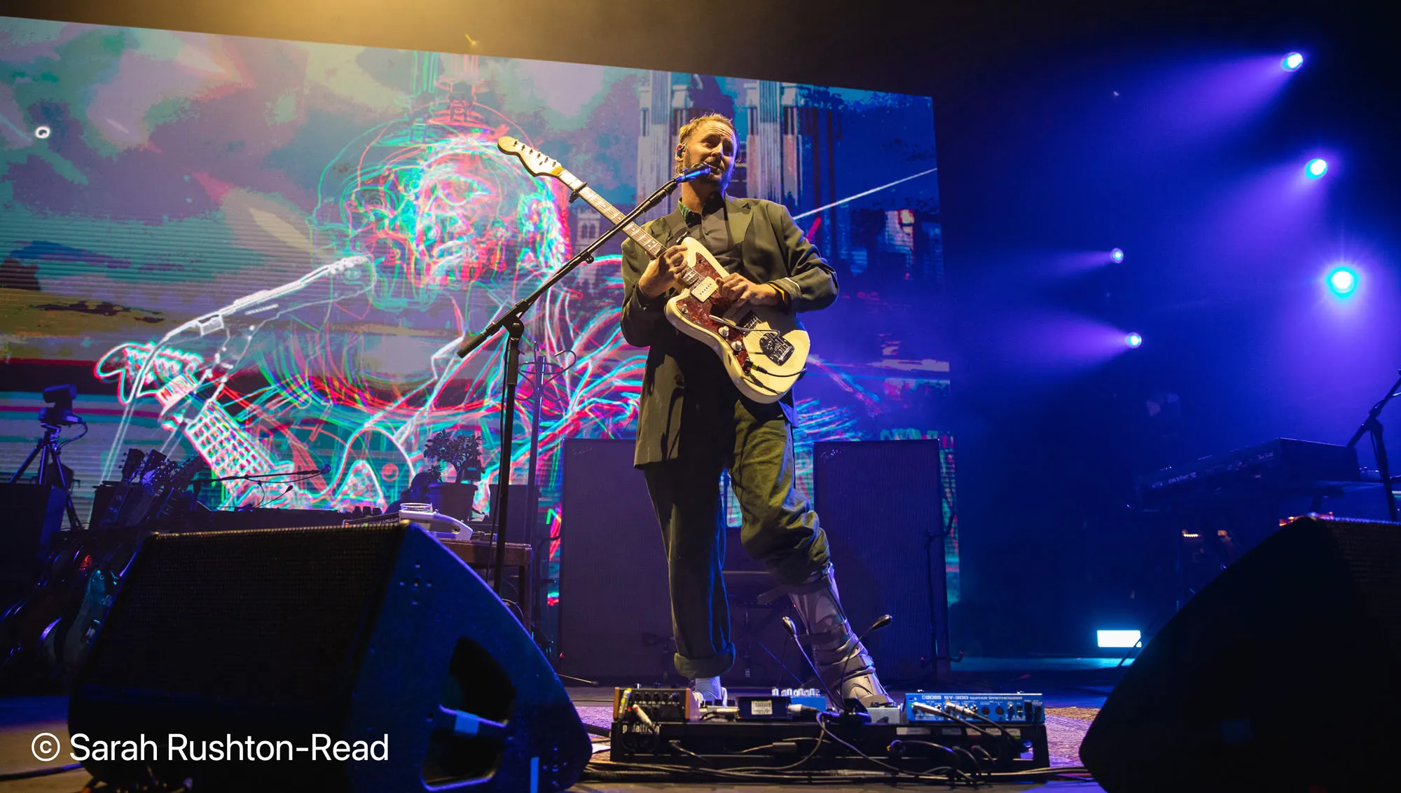 Ben Howard performing on the Collections from the whiteout tour.