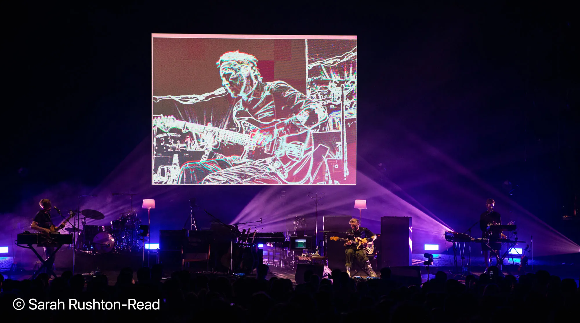 Ben Howard performing on the Collections from the whiteout tour.