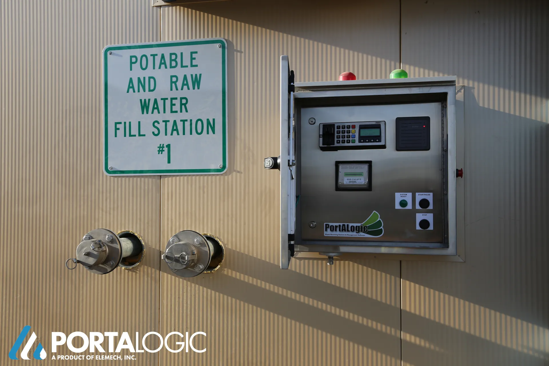 Potable and Raw Water Fill Station