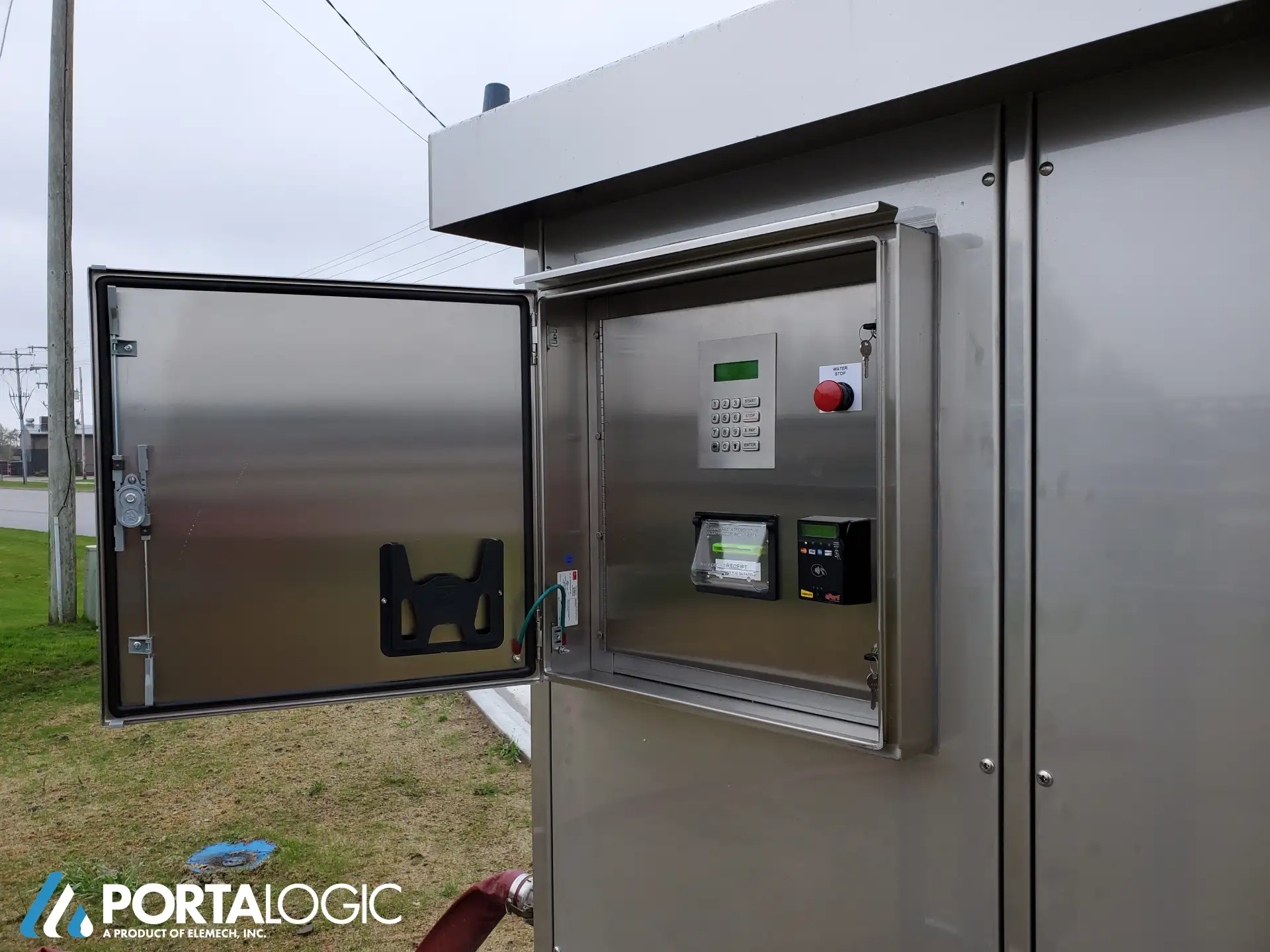 Fill Station Piping Access Panel Enclosure