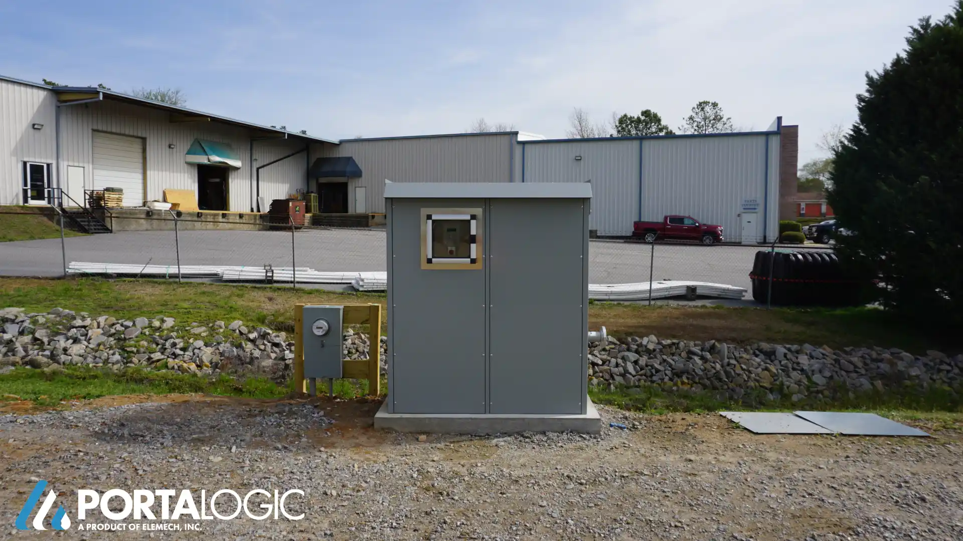 Portalogic Turnkey Filling Station With Enclosed Meter