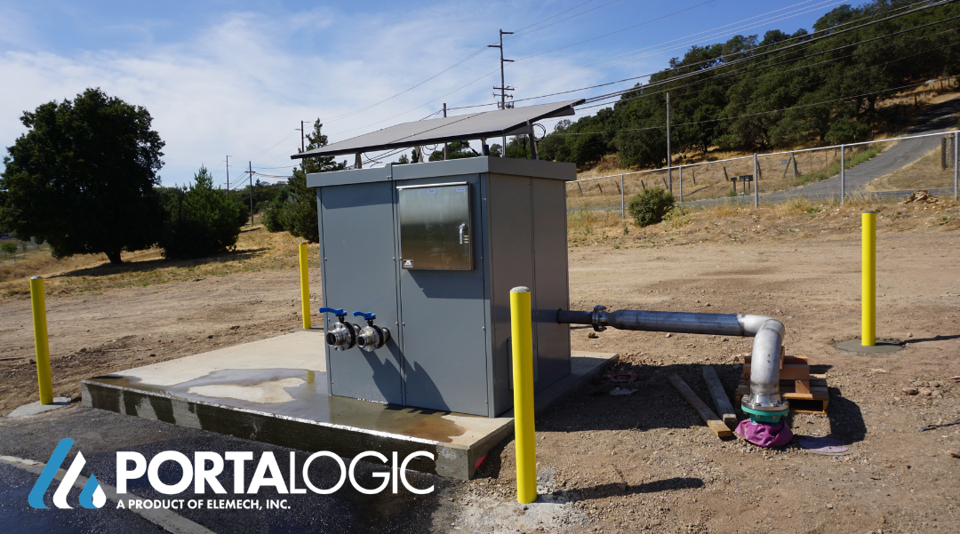 A recycled Bulk Water Station regulates water access in Napa California