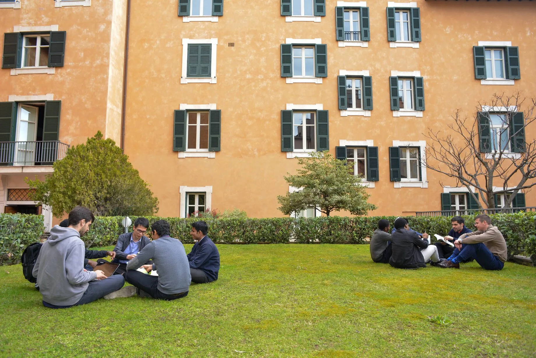 La balconata di un collegio universitario