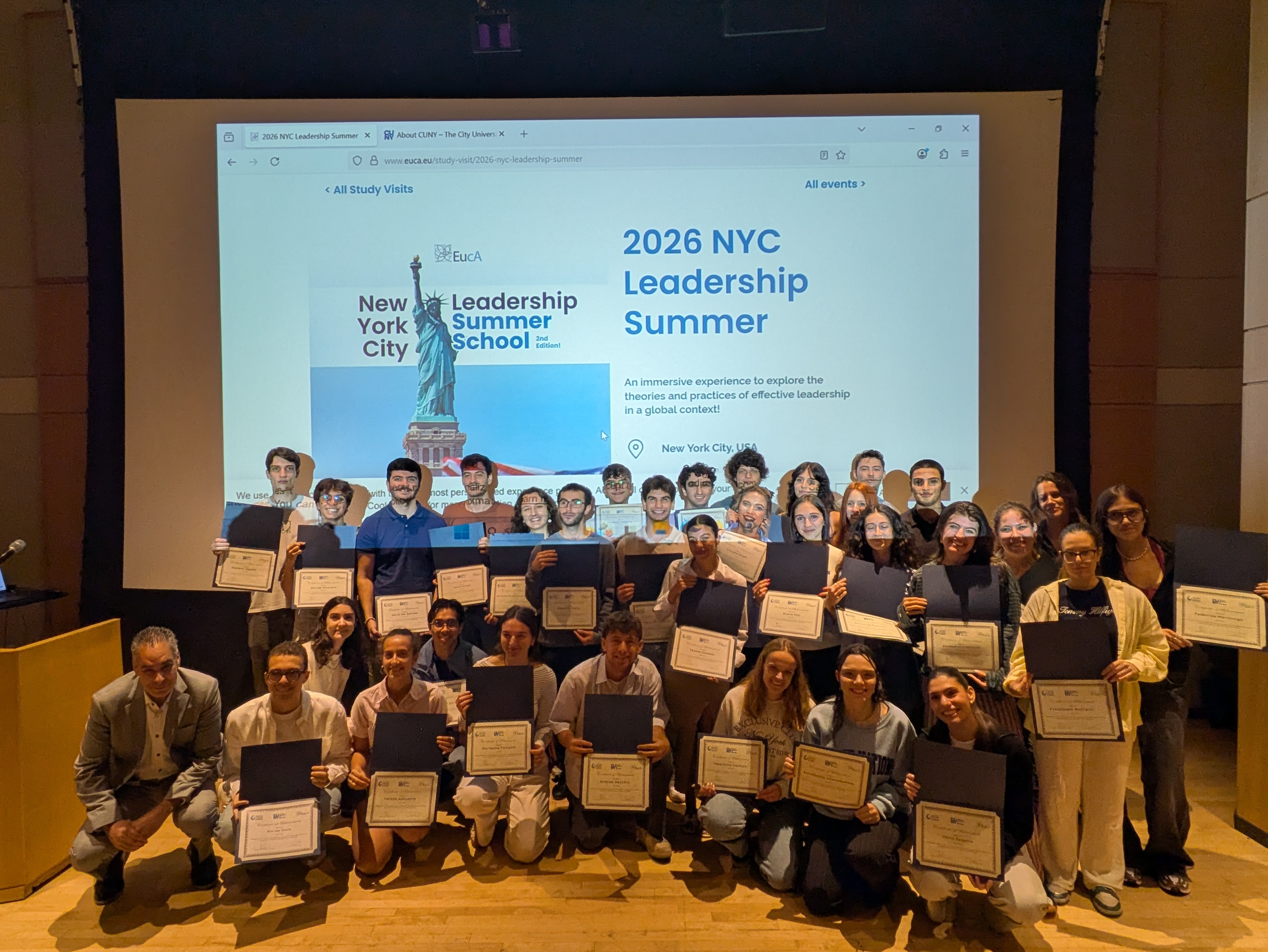 Gli studenti dei Collegi di Merito alla Leadership Summer School a New York
