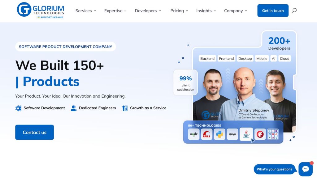 glorium technologies website