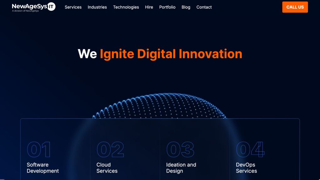 NewAgeSysIT website