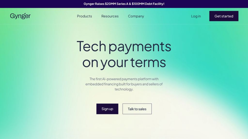 gynger website