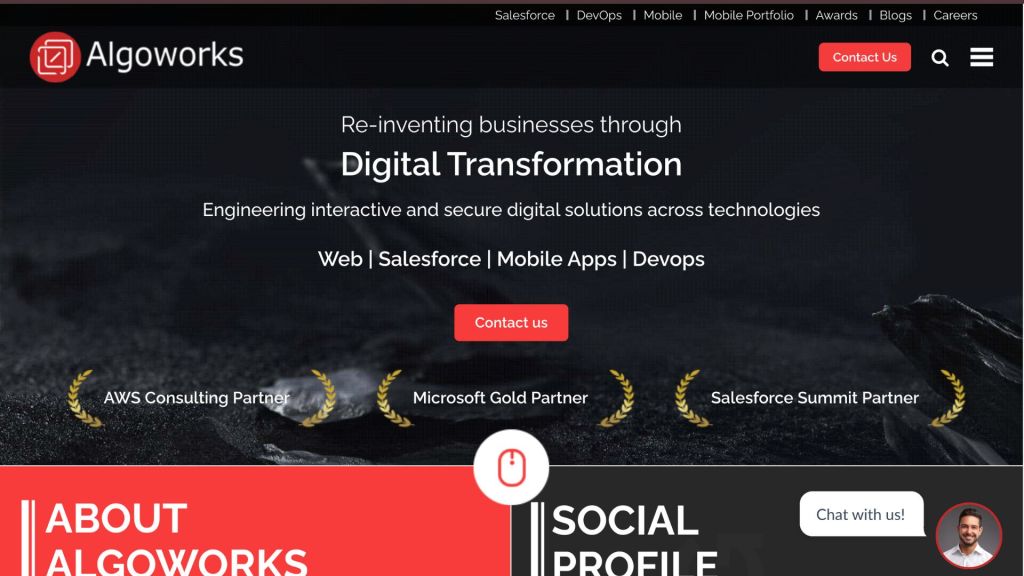 Algoworks website
