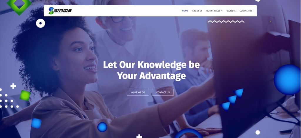 Stride IT website