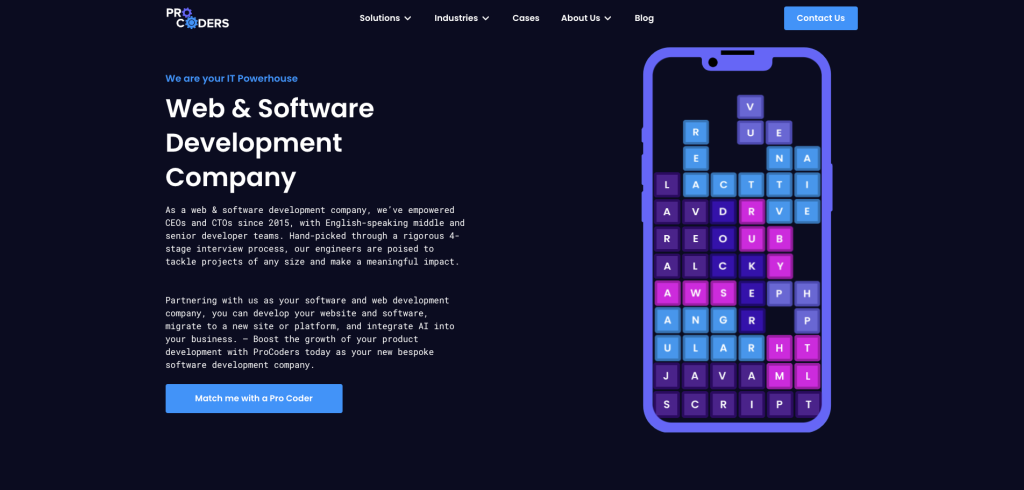 ProCoders website