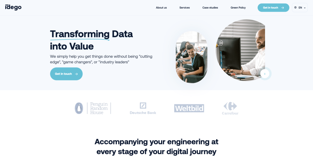 Idego Group website