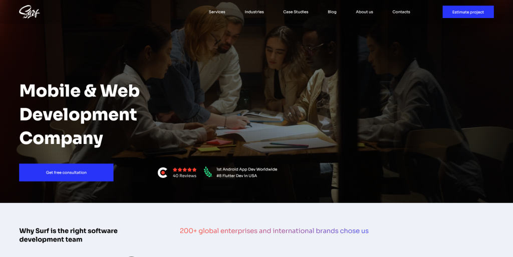Surf website