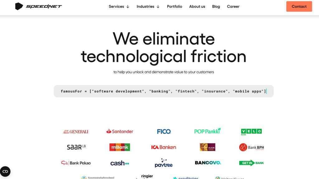 Speednet website