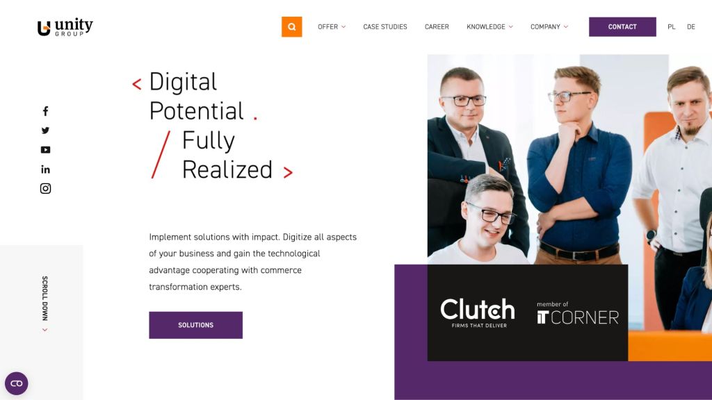 Unity Group website