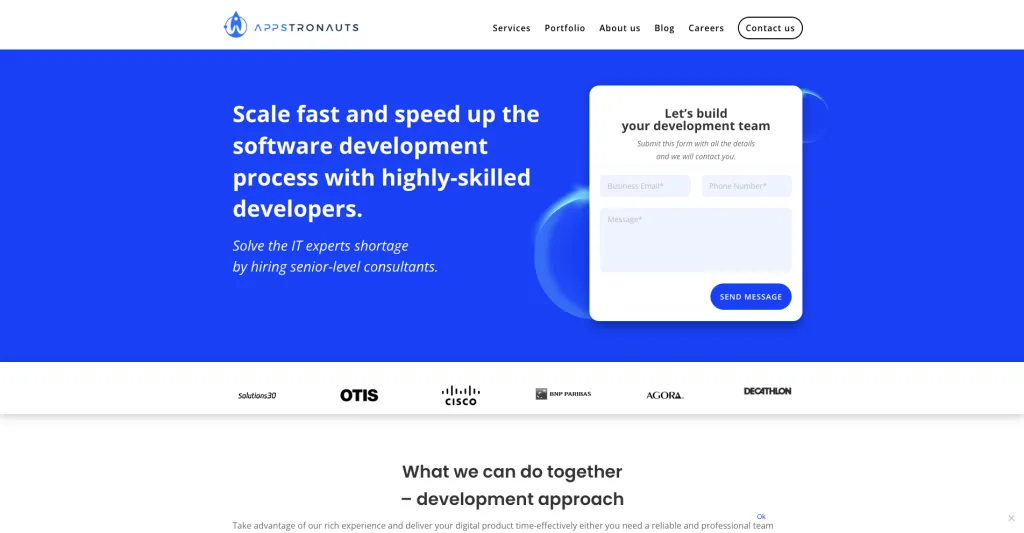 Appstronauts website