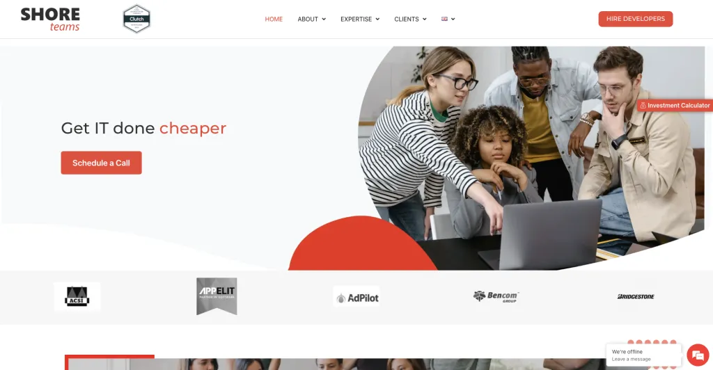 SHORE Teams website