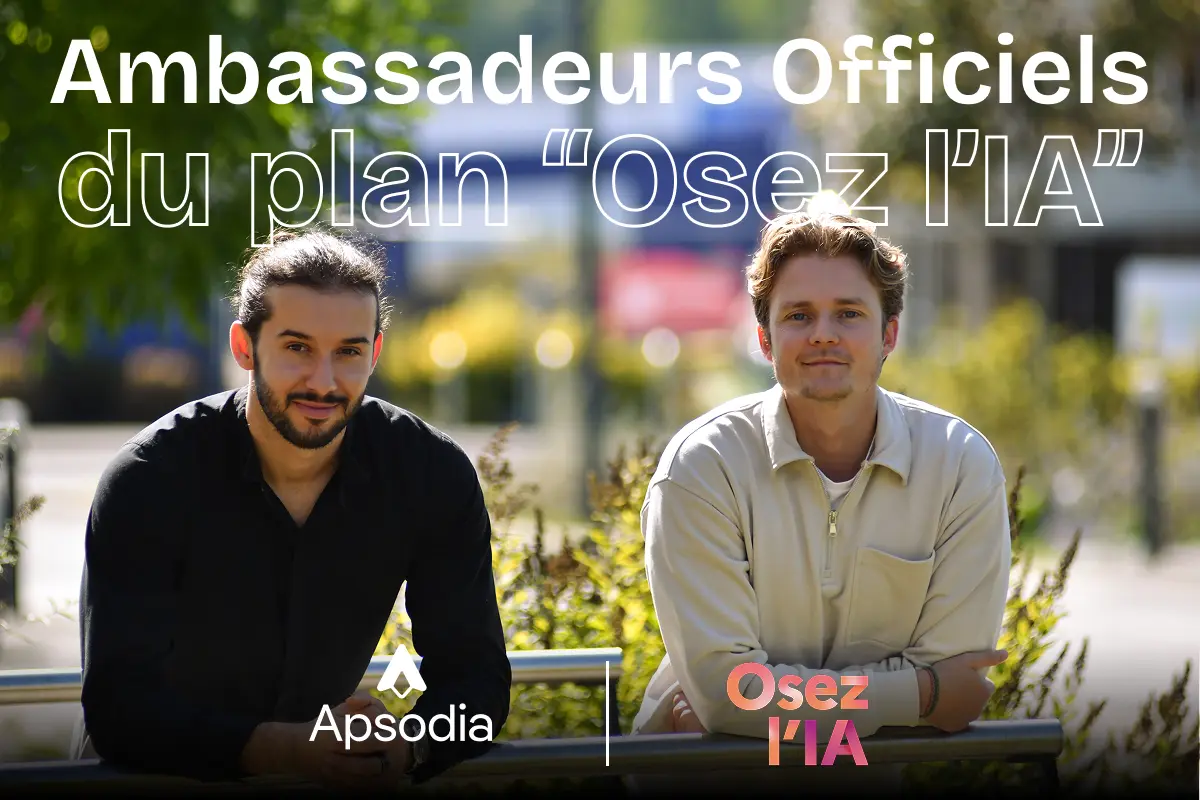 Enzo Mourany et Justin Leroy ambassadeurs du plan Osez l'IA
