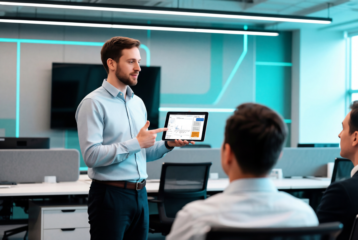 [background image] image of a modern office space (for a ai healthcare company)