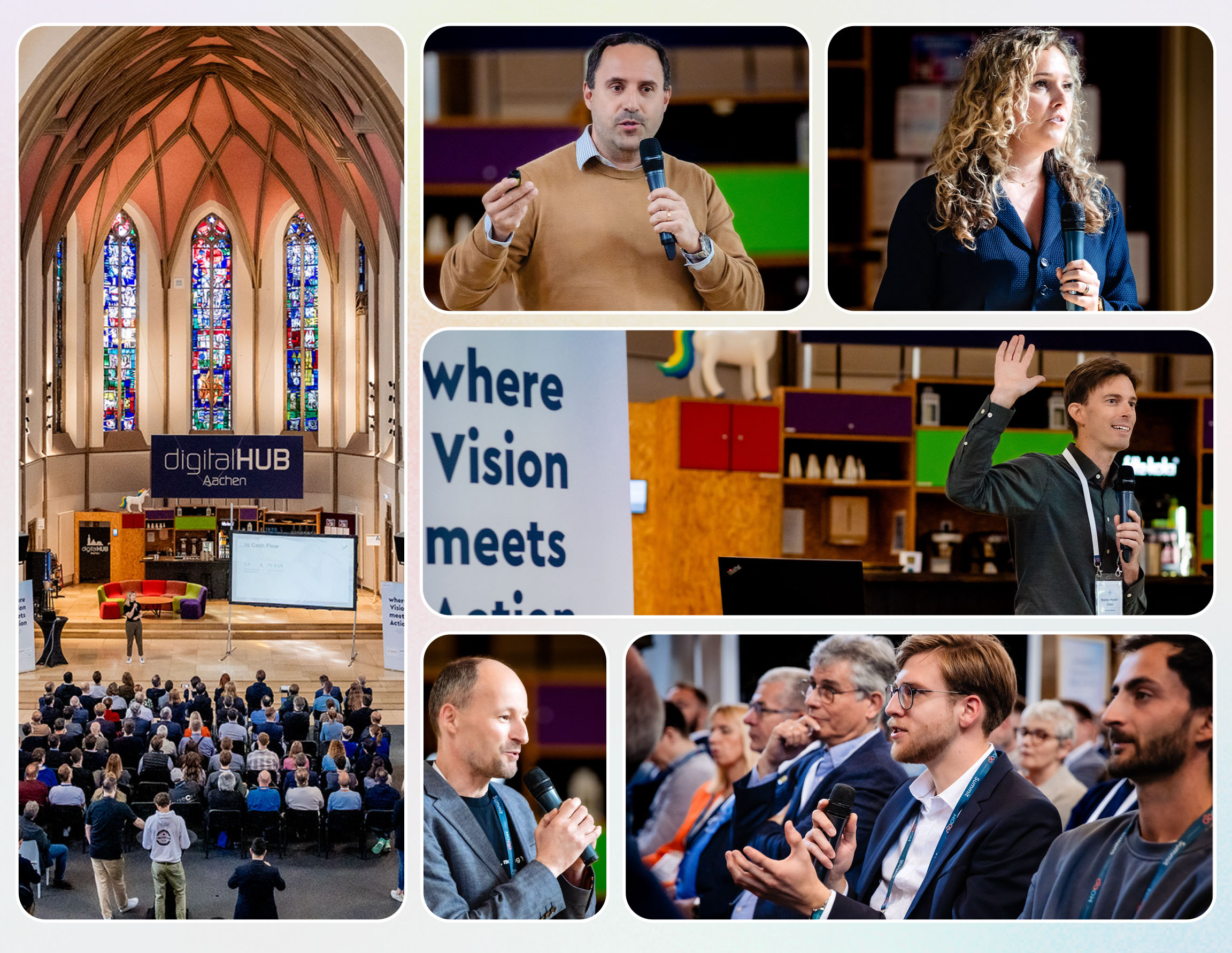 An image collection of the speakers at MOQO Summit 2025