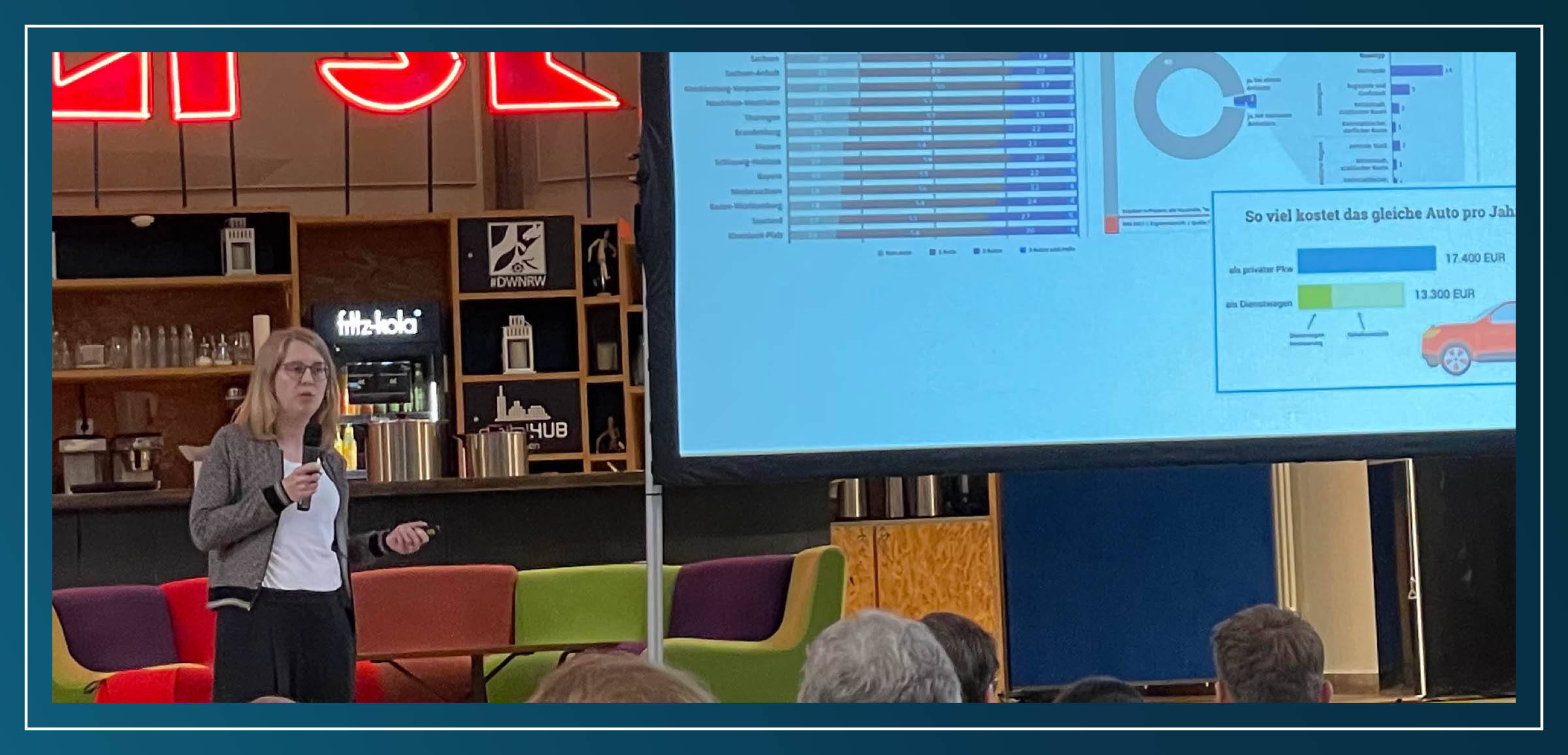 Sophie Stigliano from Urban Standards on stage at MOQO Summit 2024