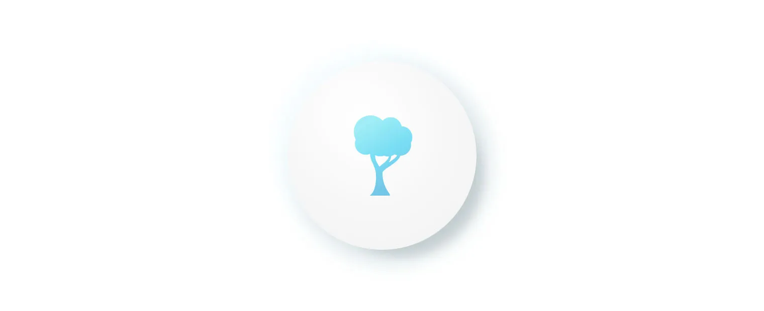 A simple, stylized icon of a green tree inside a white circle. This image serves as a visual symbol for the central theme of environmental sustainability and fighting climate change, which are key benefits of shared mobility.